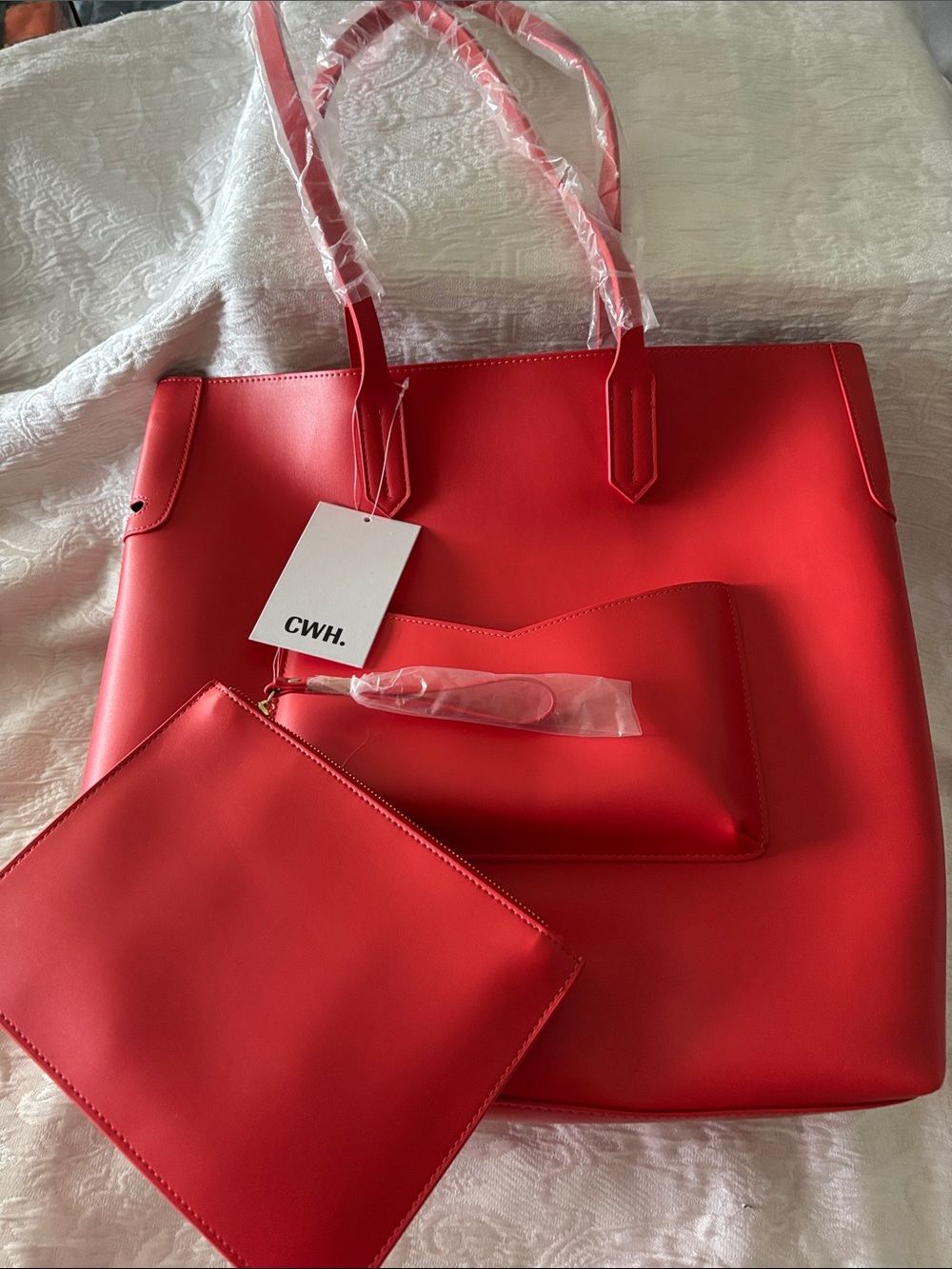 CWH.. Charley Was Here 2-in-1 Tote w/ Wristlet NEW